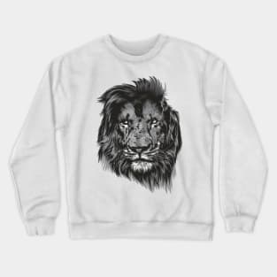 Cool Artwork Lion Design Crewneck Sweatshirt